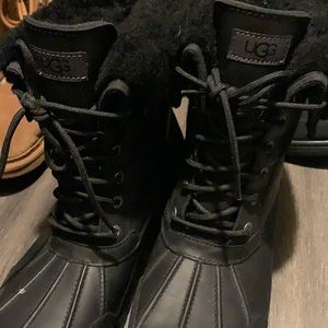 Water proof Black Ugg Boots